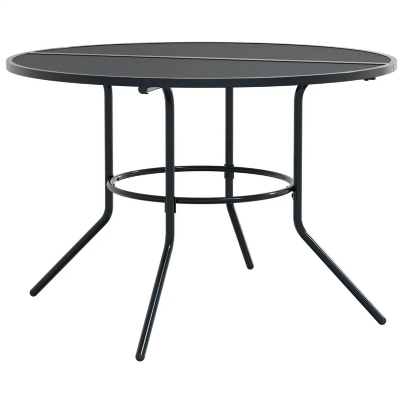 Stackable Garden Chair Set 5 Piece Anthracite Powder-coated Steel