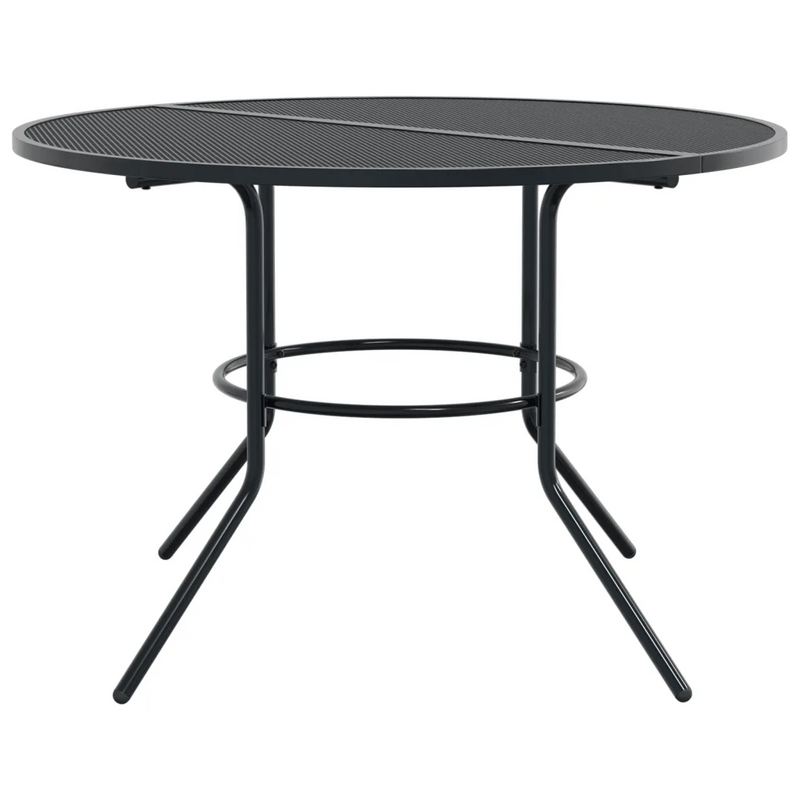 Stackable Garden Chair Set 5 Piece Anthracite Powder-coated Steel