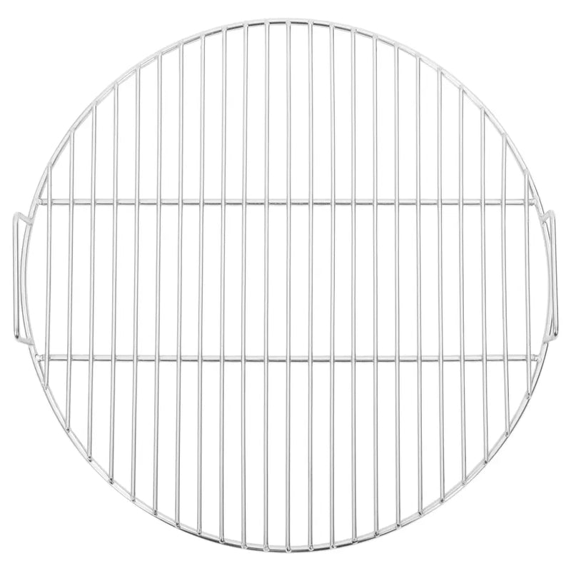 BBQ Grill Grate with Handles Round ��44.5 cm 304 Stainless Steel