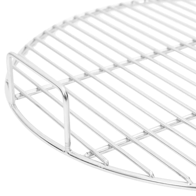 BBQ Grill Grate with Handles Round ��44.5 cm 304 Stainless Steel