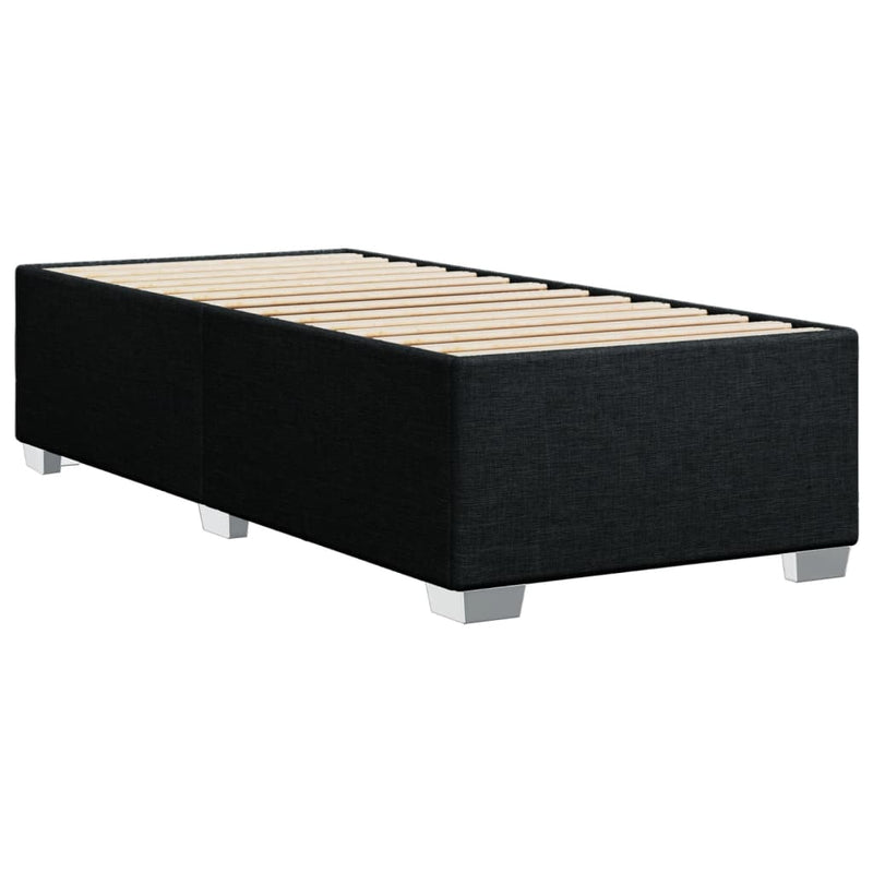 vidaXL Bed Frame without Mattress Black 90x190 cm Fabric