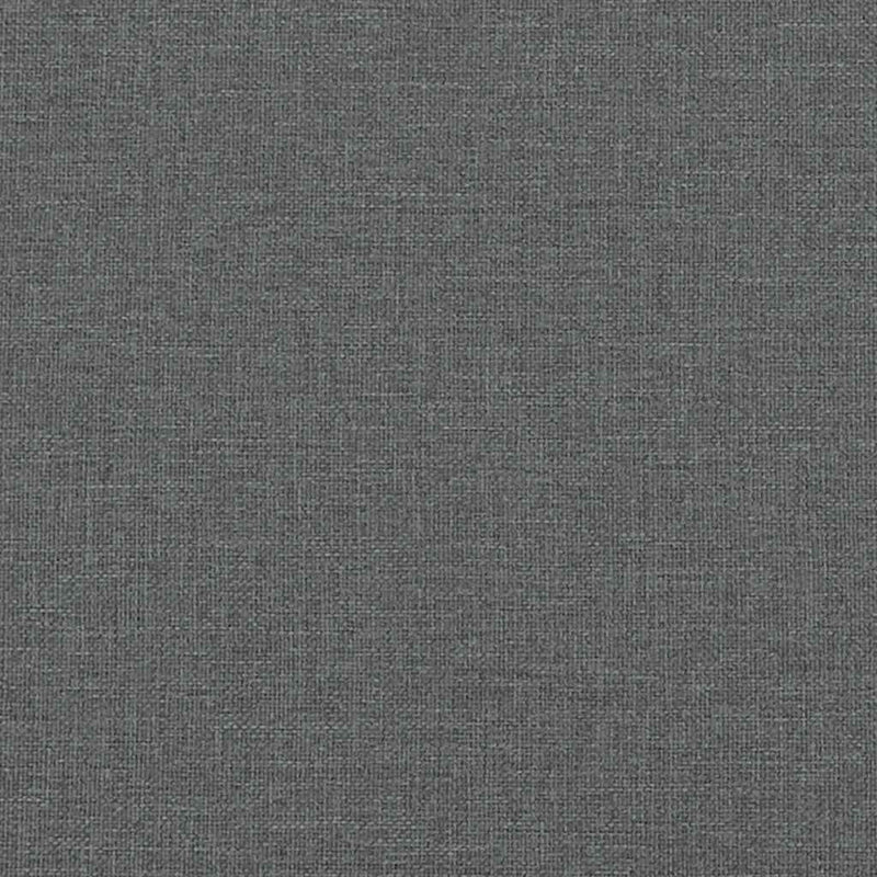 vidaXL Bed Frame without Mattress Dark Grey King Single Fabric
