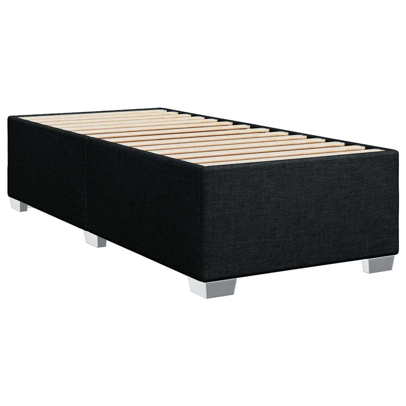vidaXL Bed Frame without Mattress Black King Single Fabric