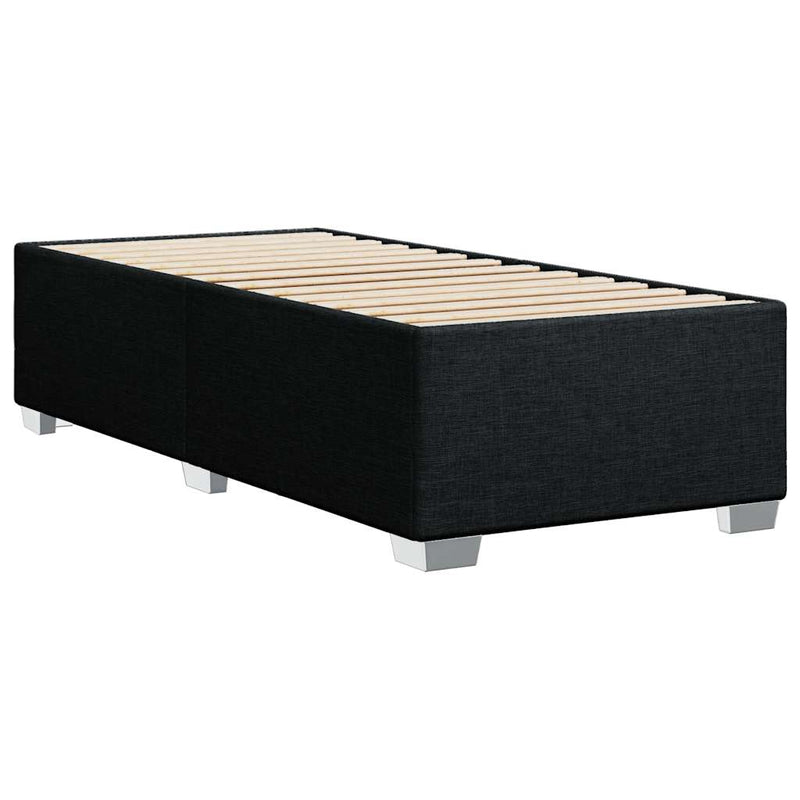 vidaXL Bed Frame without Mattress Black King Single Fabric