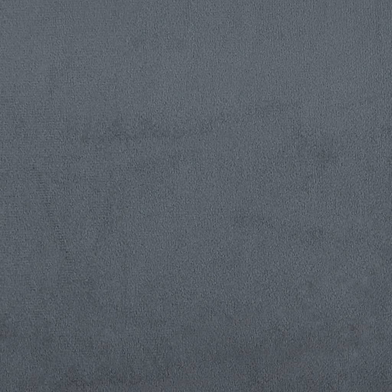 vidaXL Bed Frame without Mattress Dark Grey 90x190 cm Velvet