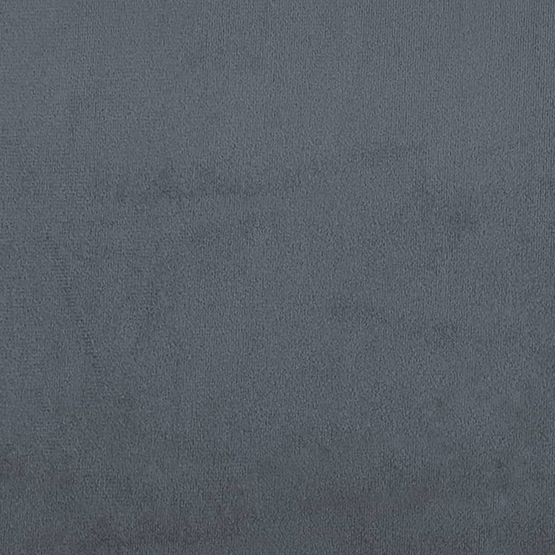 vidaXL Bed Frame without Mattress Dark Grey Queen Velvet