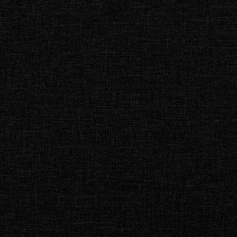 vidaXL Bed Frame without Mattress Black Queen Fabric