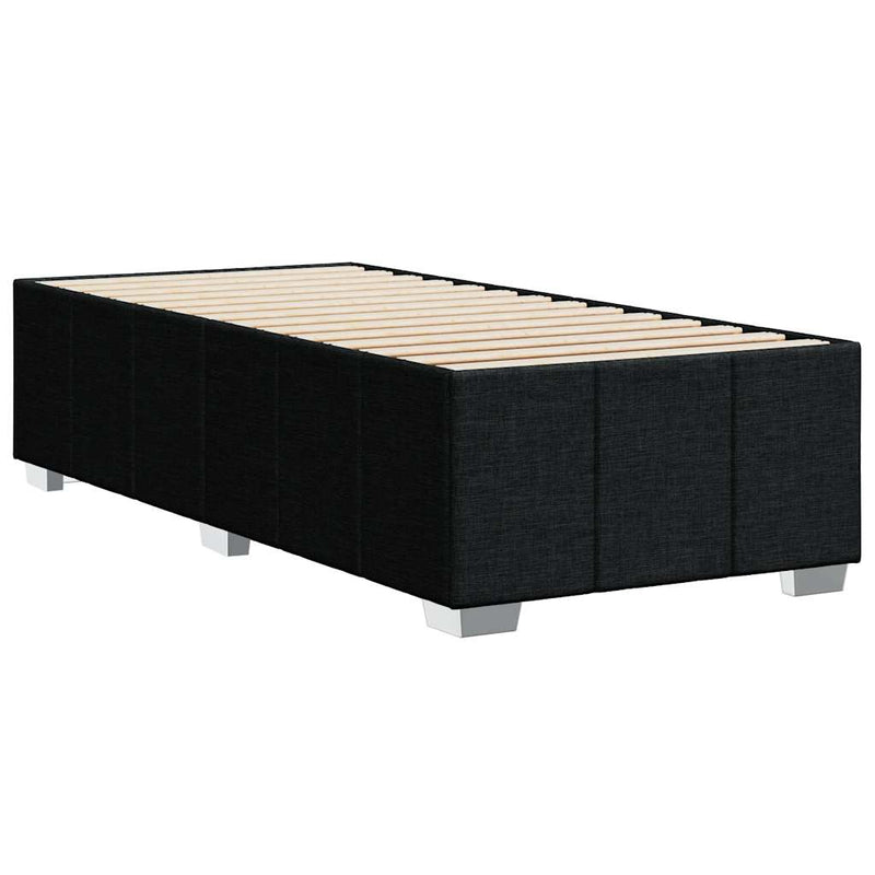 vidaXL Bed Frame without Mattress Black King Single Fabric