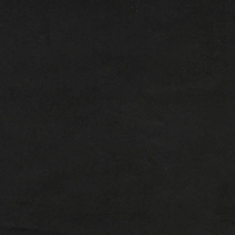 Box Spring Bed with Mattress Black King Single Fabric