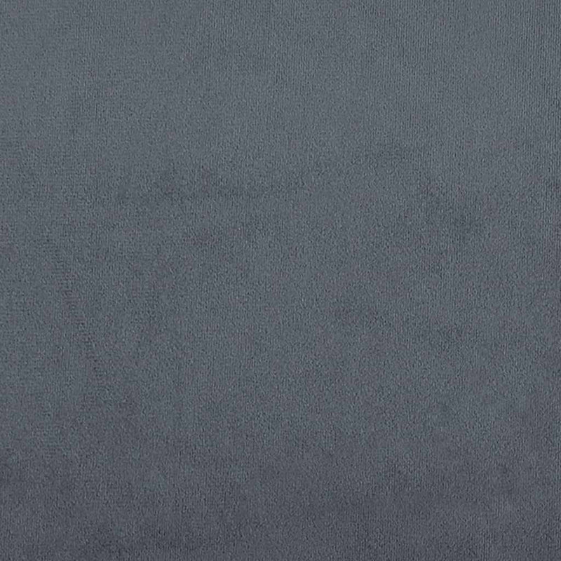 vidaXL Box Spring Bed with Mattress Dark Grey King Single Fabric