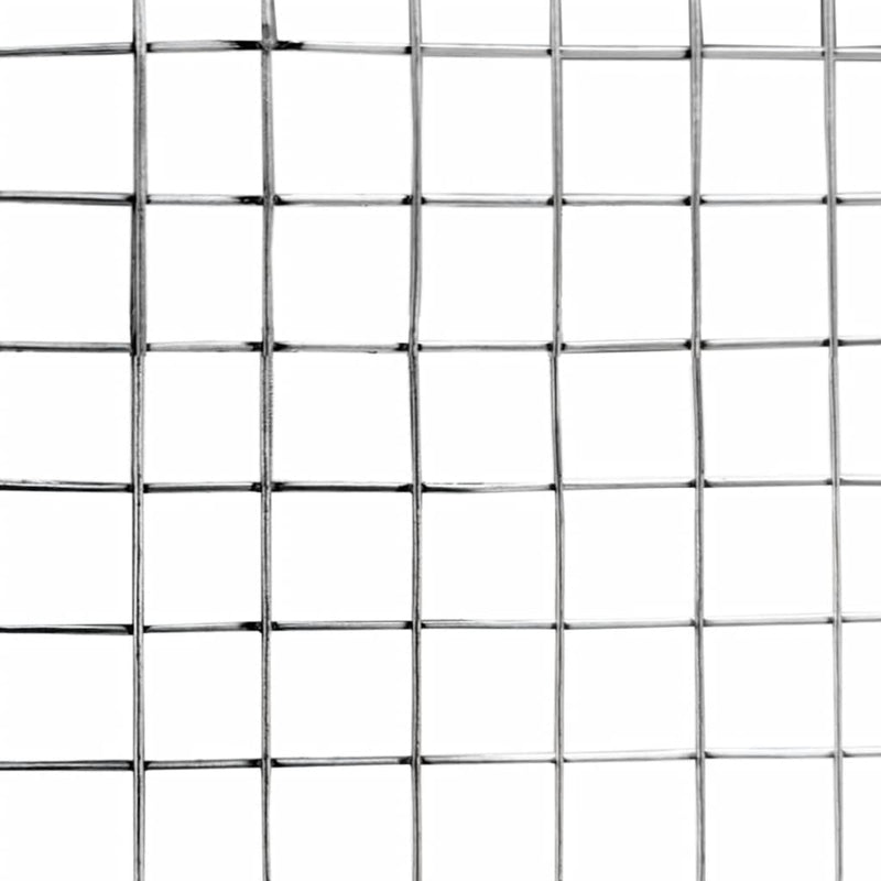 Chicken Cages 2 pcs with Roof and Door Silver Galvanised Steel