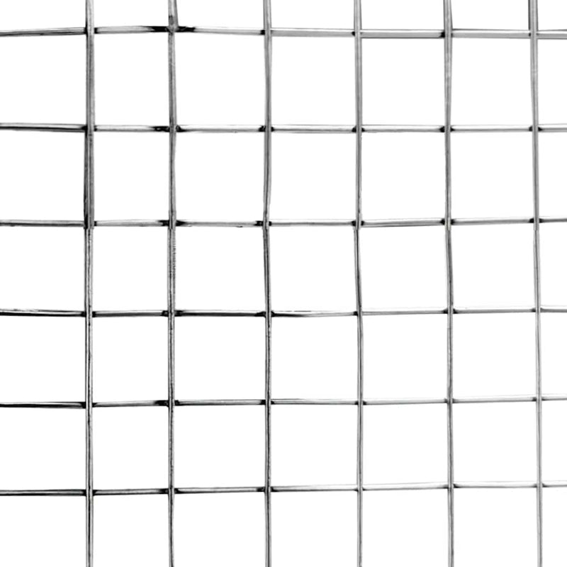 vidaXL Bird Cage with Door Silver Galvanised Steel