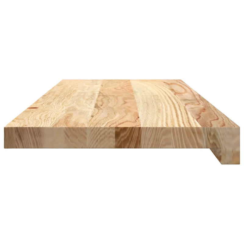 Window Sills 2 pcs Untreated 70x25x2 cm Solid Wood Oak