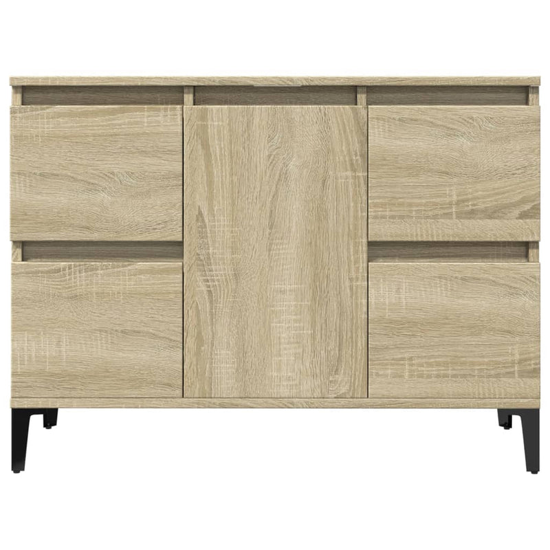 vidaXL Sink Cabinet Sonoma Oak 80x33x60 cm Engineered Wood