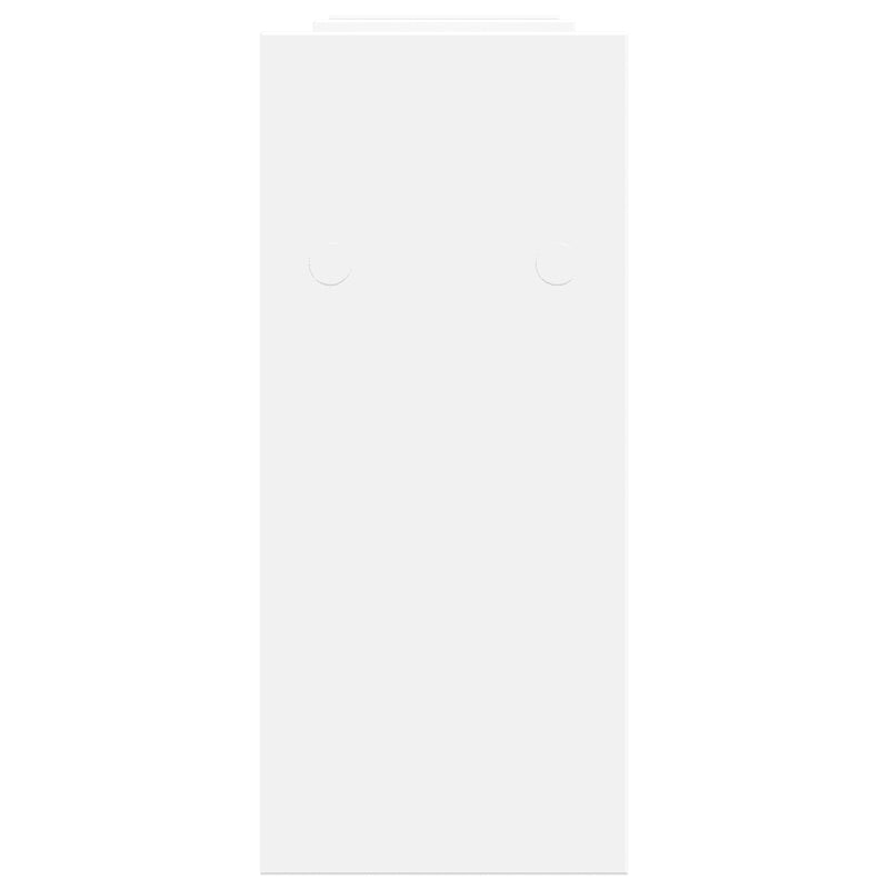 Desk Organiser White 34.5x15.5x35.5 cm Engineered wood