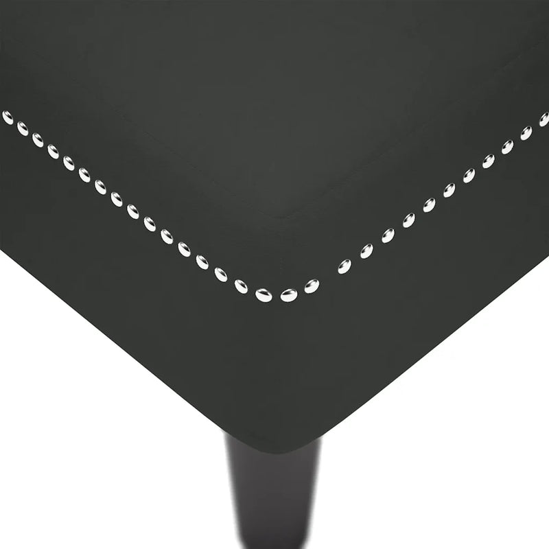 Chaise Lounge with Pillow and Right Armrest Black Velvet