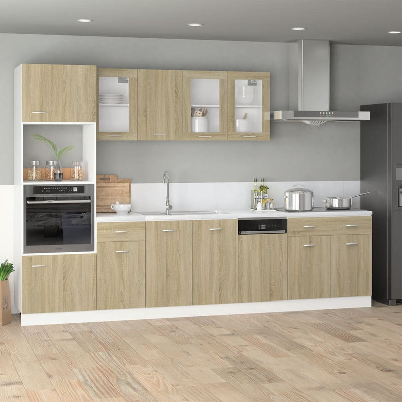 vidaXL Drawer Bottom Cabinet Lyon Sonoma Oak 80x46x81.5 cm Engineered Wood