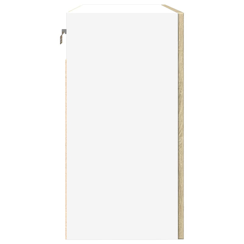 vidaXL Hanging Cabinet Lyon Sonoma Oak 80x31x60 cm Engineered Wood