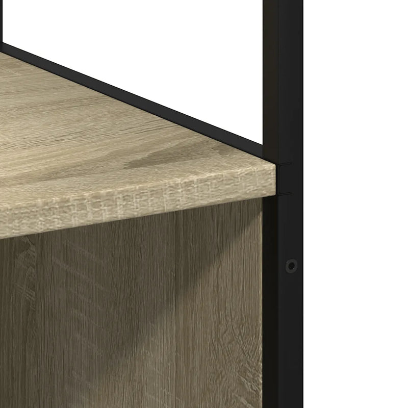 Bathroom Cabinet Sonoma Oak 35x37.5x166 cm Engineered Wood