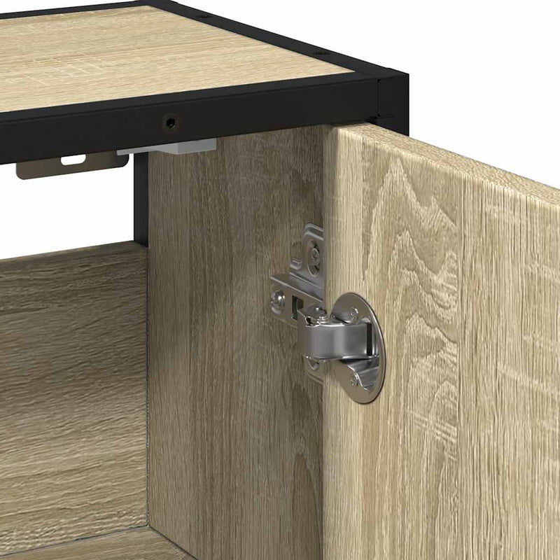 vidaXL Bathroom Mirror Cabinet Sonoma Oak 65x20x60 cm Engineered Wood