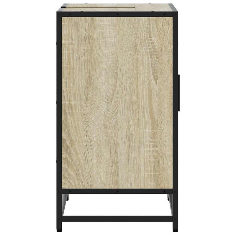 vidaXL Bathroom Sink Cabinet Sonoma Oak 65x33x60 cm Engineered Wood