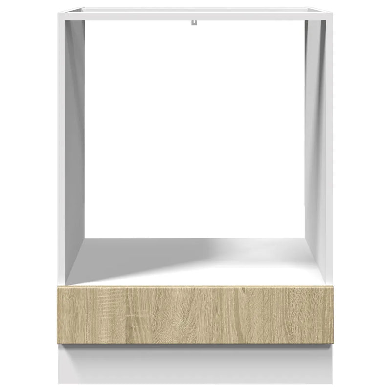 Oven Cabinet Sonoma Oak 60x46x81.5 cm Engineered Wood