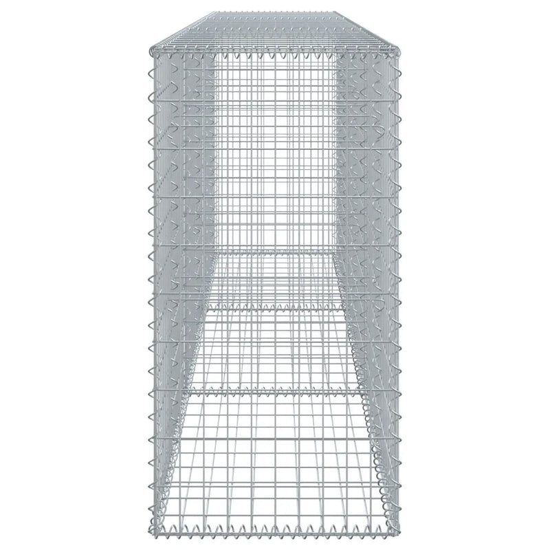 Gabion Basket with Cover 300x50x100 cm Galvanised Iron