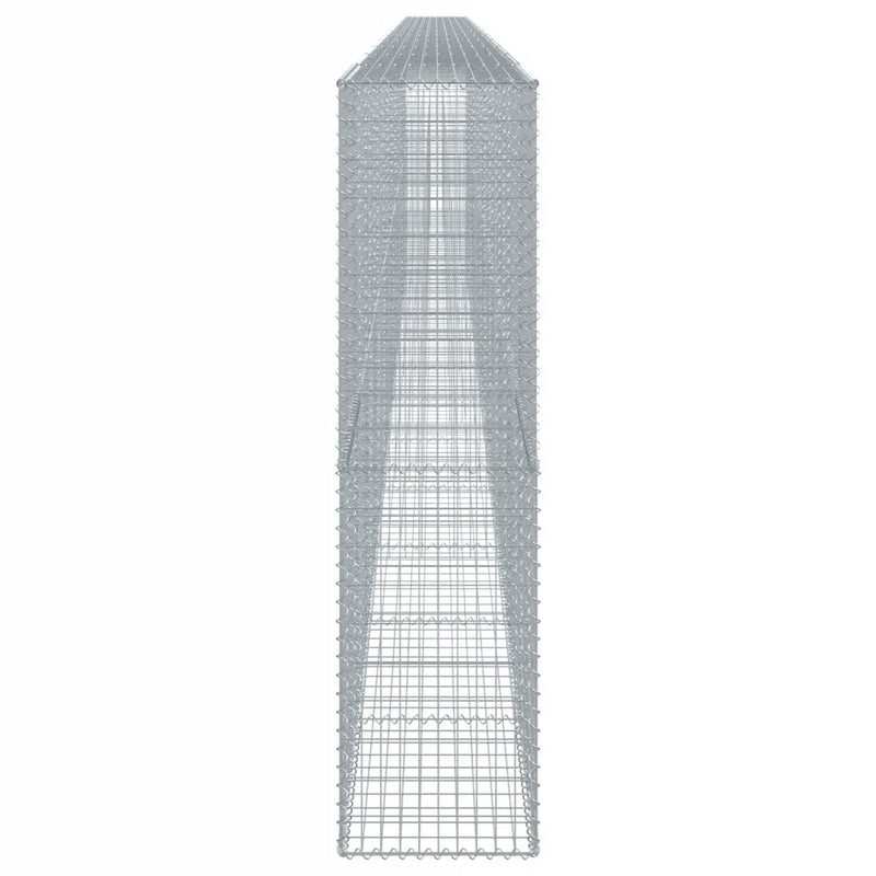 Gabion Basket with Cover 1200x50x200 cm Galvanised Iron