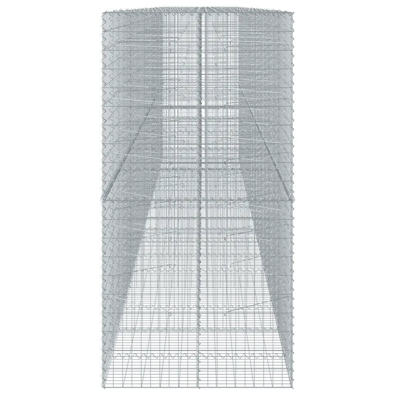 Gabion Basket with Cover 850x100x200 cm Galvanised Iron