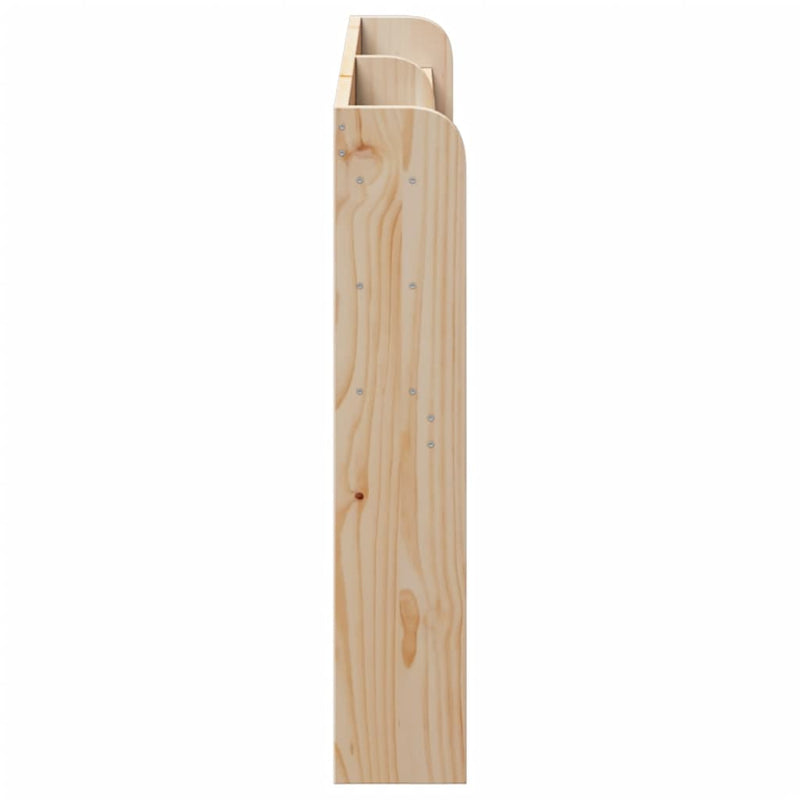 vidaXL Headboard with Shelves 135 cm Solid Wood Pine