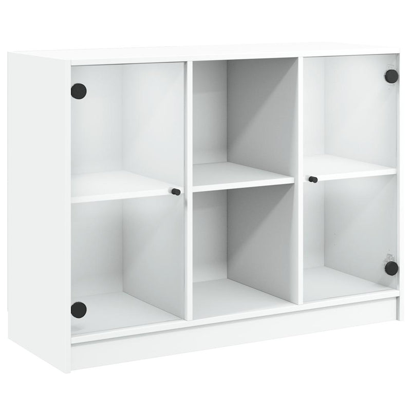 vidaXL Sideboard White 102x37x75.5 cm Engineered Wood