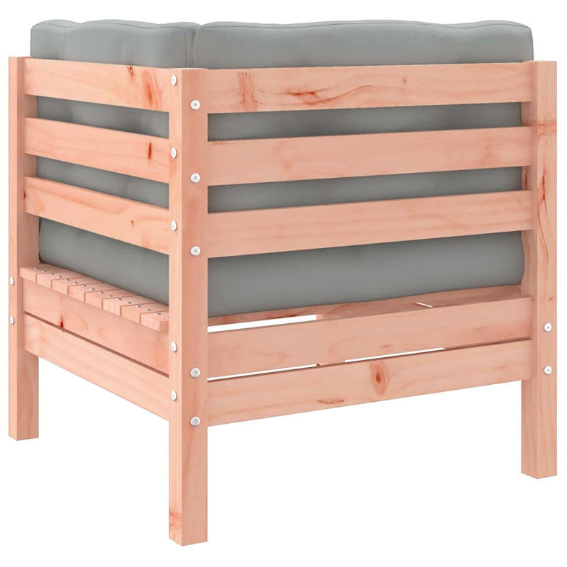 vidaXL 7 Piece Garden Sofa Set with Cushions Solid Wood Douglas Fir