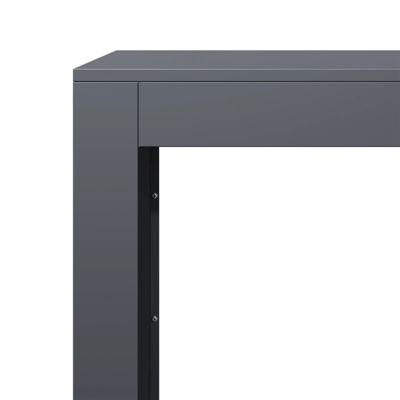 vidaXL Firewood Rack Anthracite 100x40x100 cm Steel