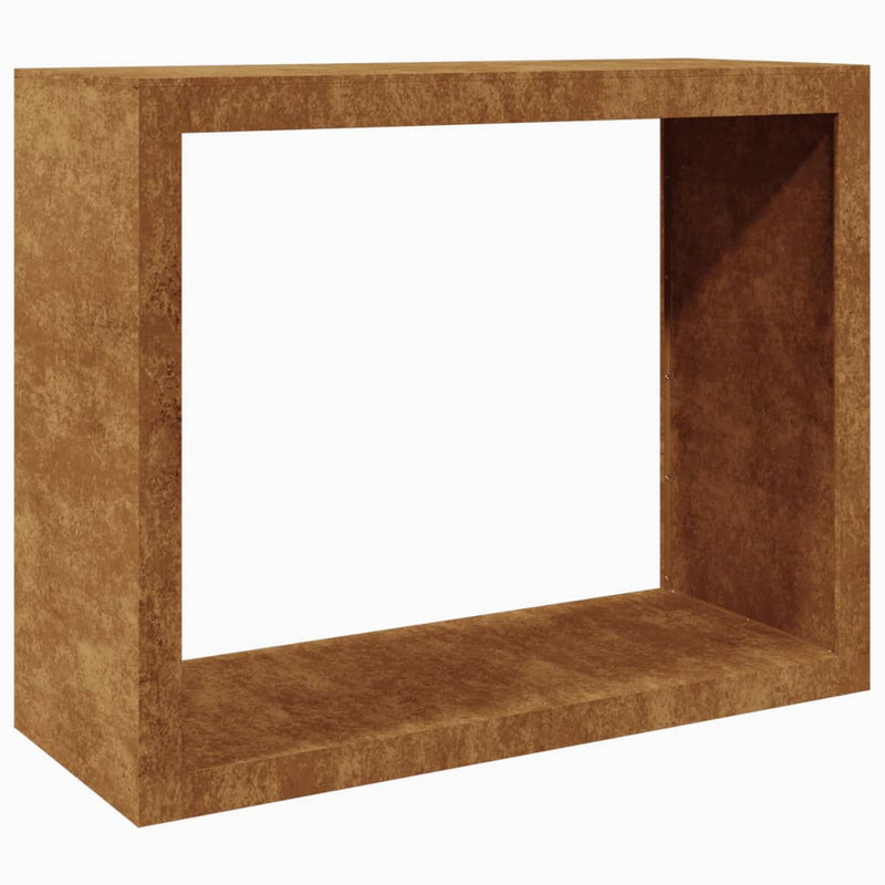 vidaXL Firewood Rack 100x40x80 cm Weathering Steel