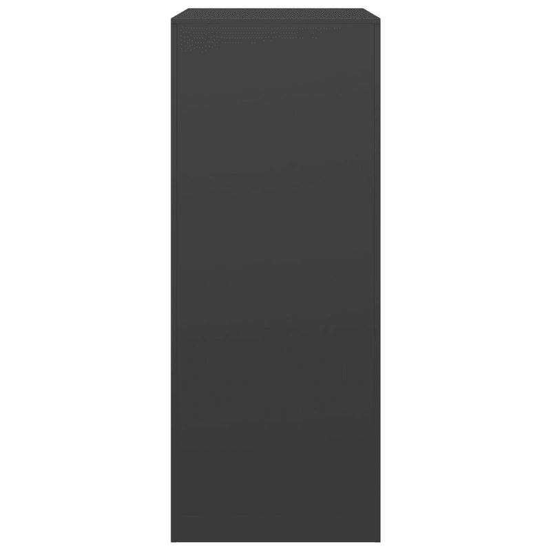 Firewood Rack Black 60x40x100 cm Steel