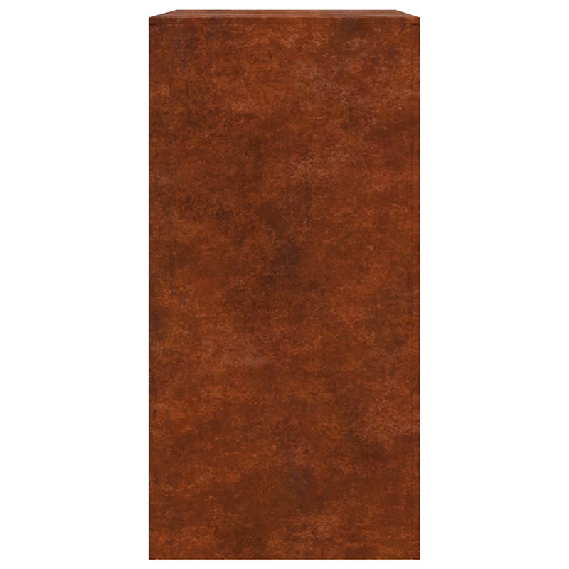 Firewood Rack 60x40x80 cm Weathering Steel