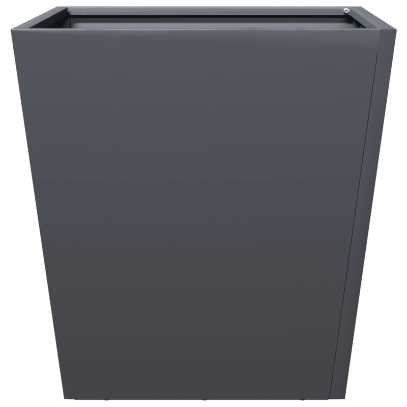 vidaXL Garden Planter Anthracite 40x40x40 cm Steel