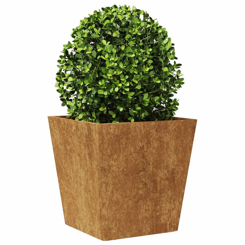 vidaXL Garden Planter 40x40x40 cm Weathering Steel