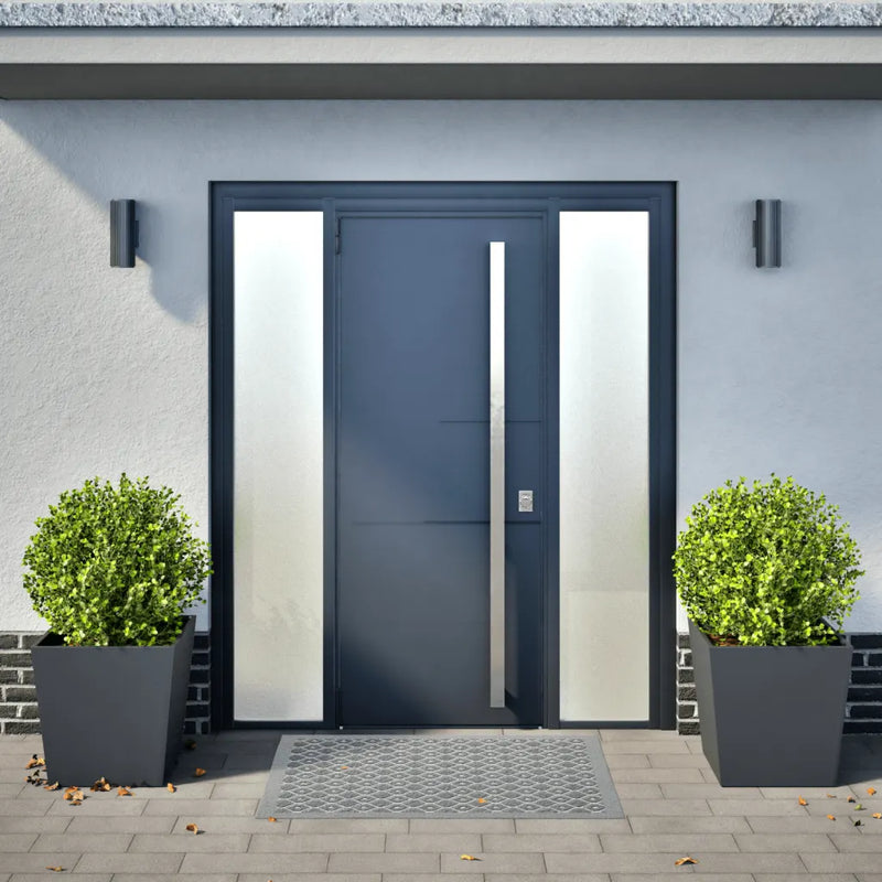 Garden Planters 2 pcs Anthracite 50x50x50 cm Steel
