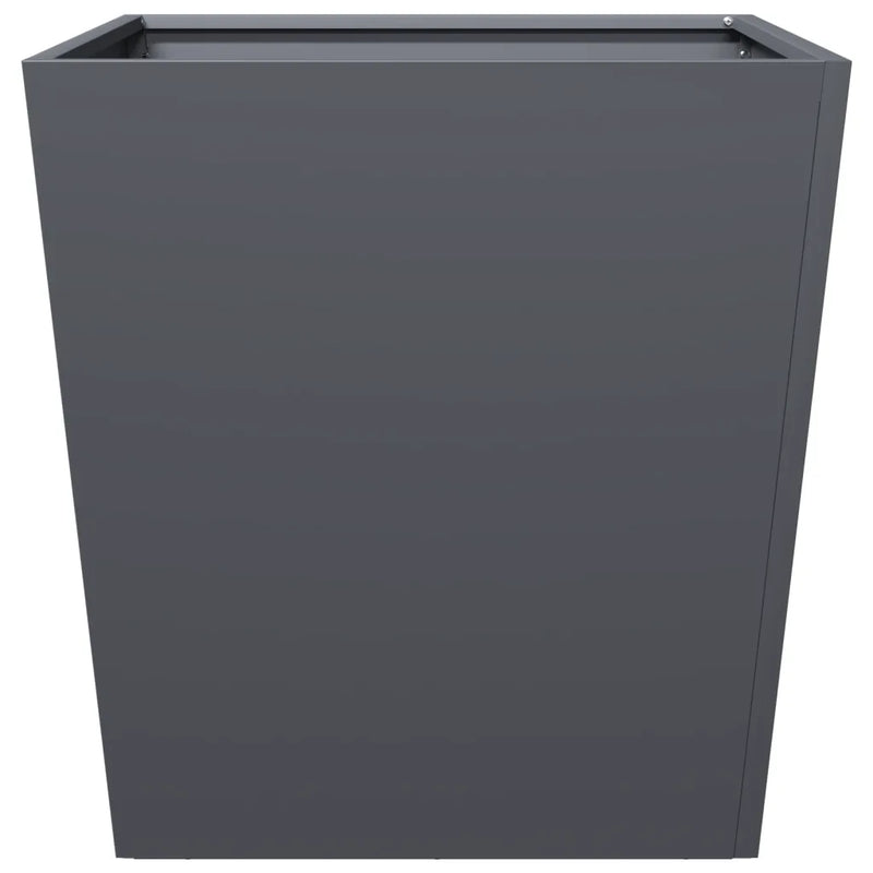 Garden Planters 2 pcs Anthracite 50x50x50 cm Steel