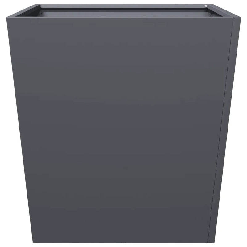 Garden Planters 2 pcs Anthracite 50x50x50 cm Steel