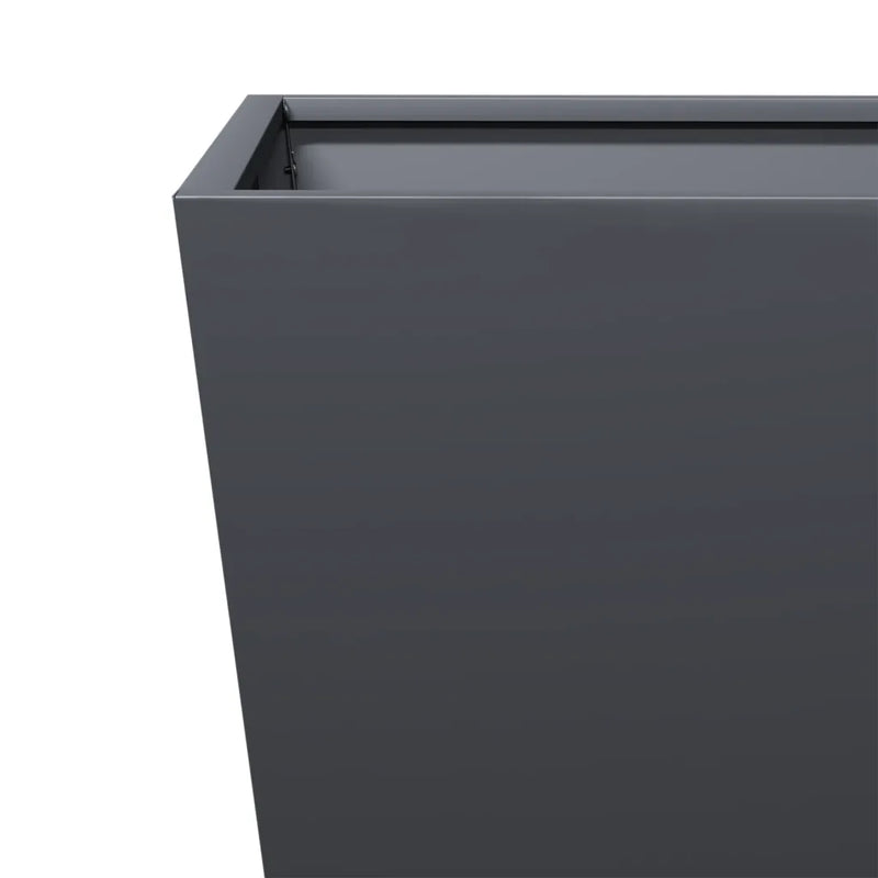 Garden Planters 2 pcs Anthracite 50x50x50 cm Steel