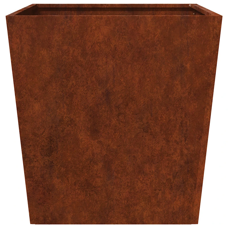 Garden Planters 2 pcs 50x50x50 cm Weathering Steel
