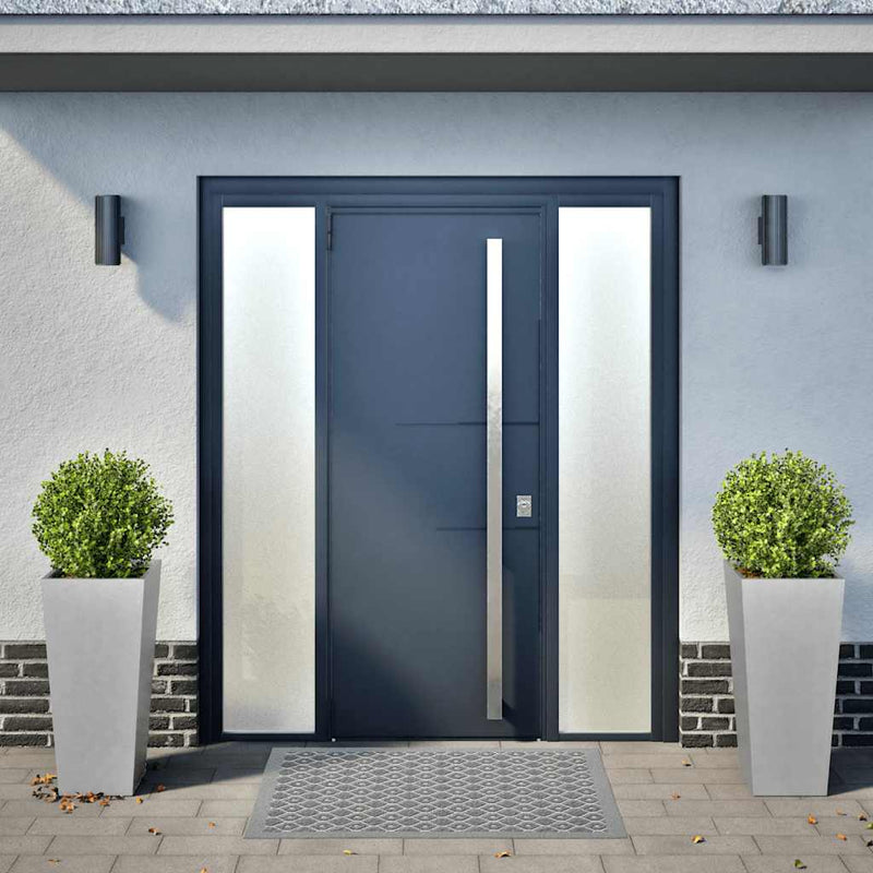 vidaXL Garden Planters 2 pcs 35x35x75 cm Galvanised Steel