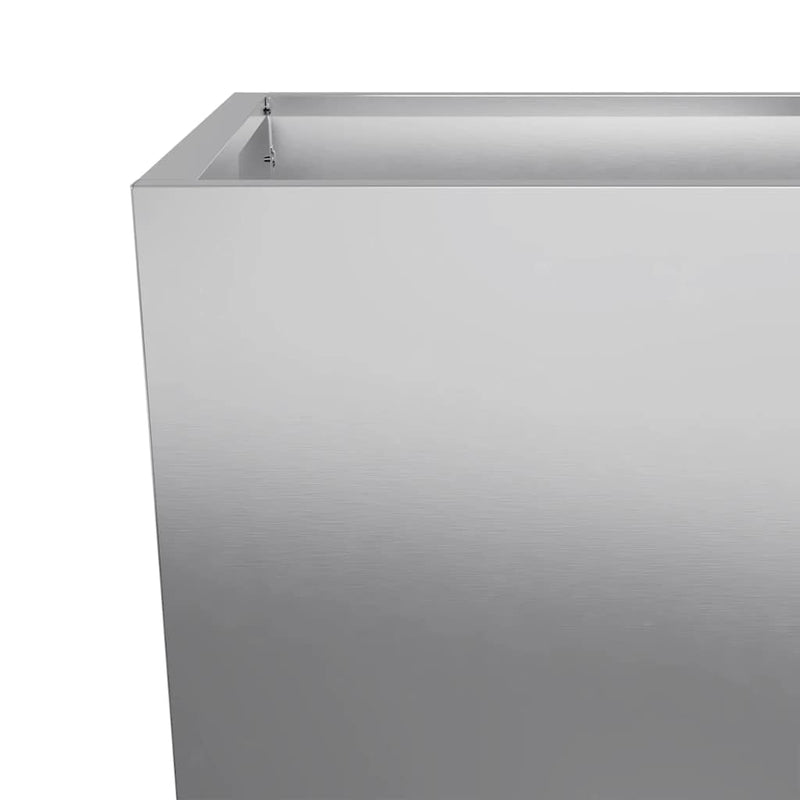 vidaXL Garden Planters 2 pcs 35x35x75 cm Galvanised Steel