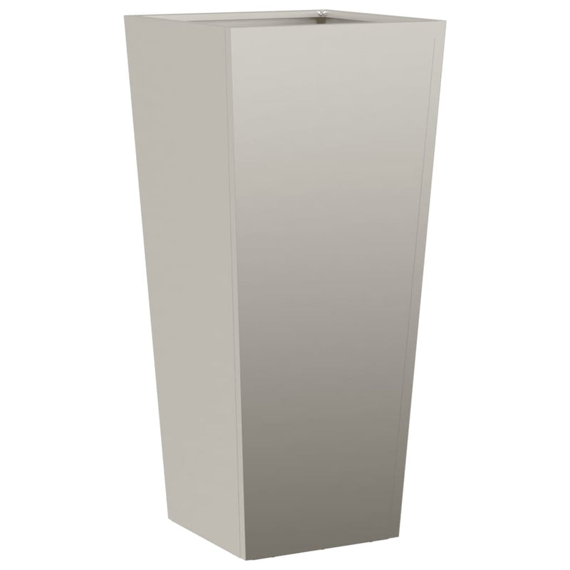 vidaXL Garden Planters 2 pcs 35x35x75 cm Weathering Steel