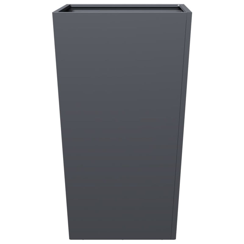vidaXL Garden Planter Anthracite 45x45x75 cm Steel
