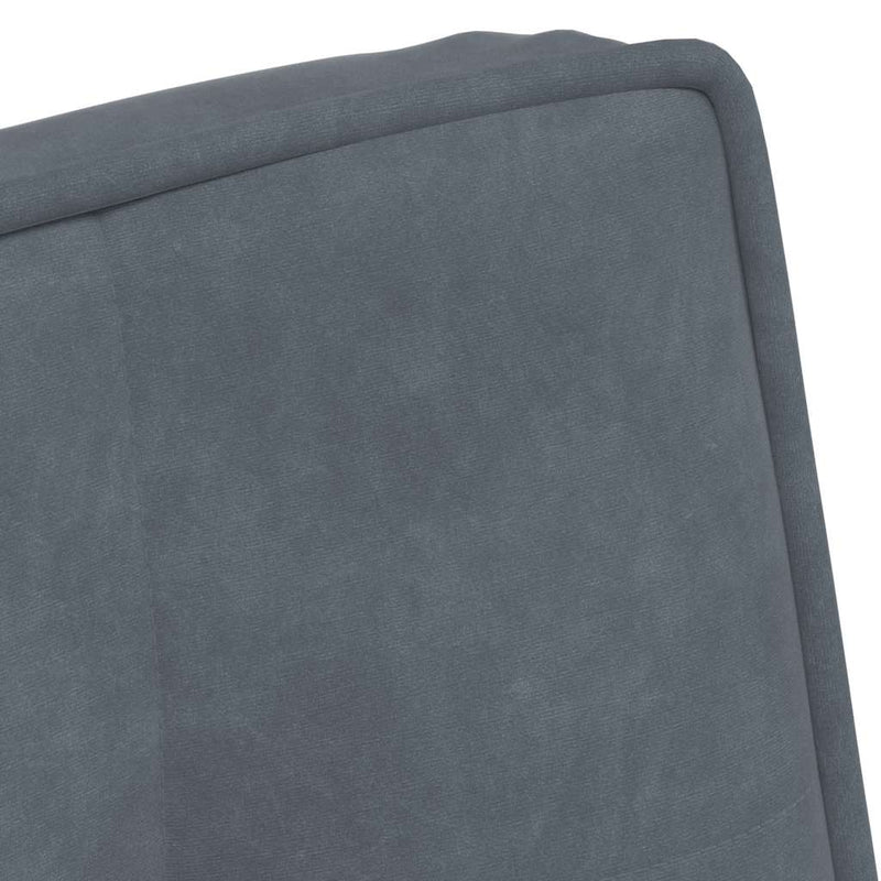vidaXL Relaxing Chair Dark Grey 64x74x84 cm Velvet