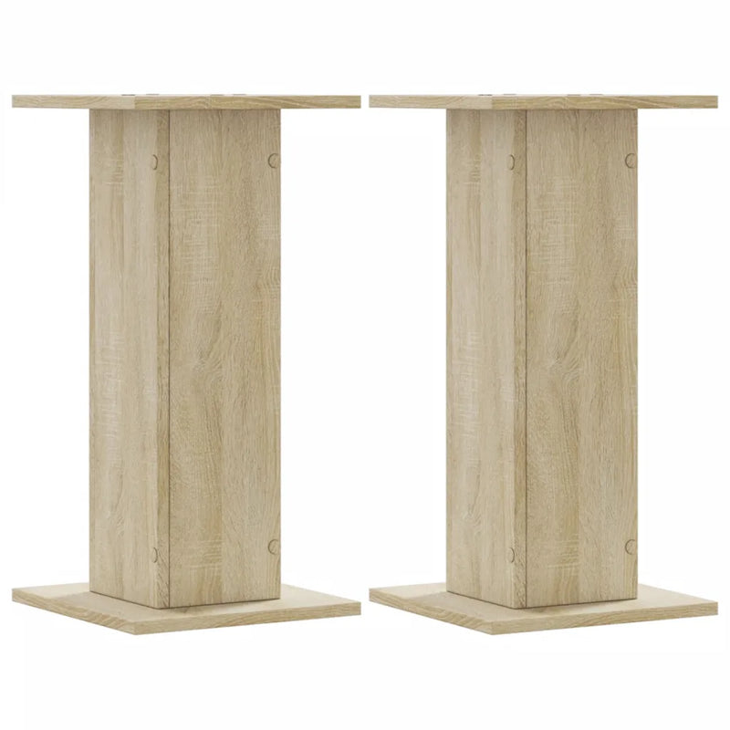 Speaker Stands 2 pcs Sonoma Oak 30x30x60 cm Engineered Wood