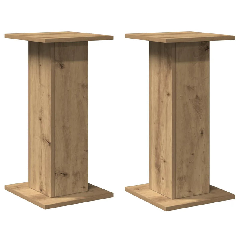 Speaker Stands 2 pcs Artisian Oak 30x30x60 cm Engineered Wood